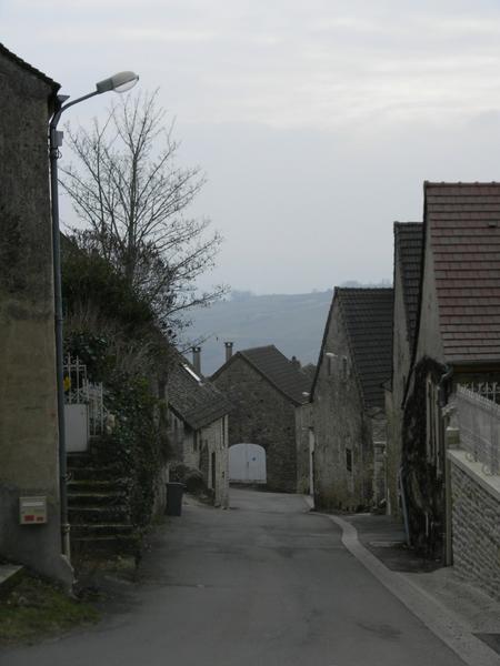 Vue vers le sud (rue de Borgy).