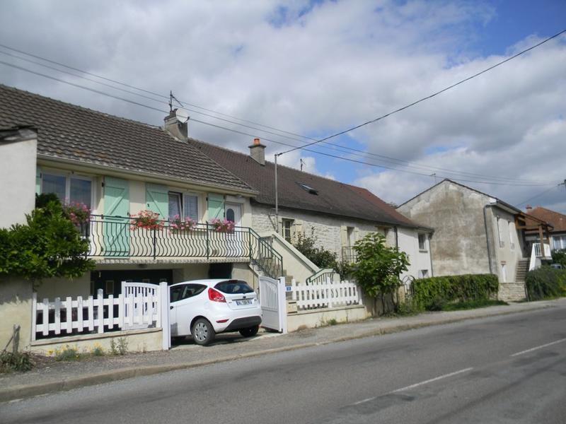 Façades sud des maisons 11 à 15 rue de Tigny.