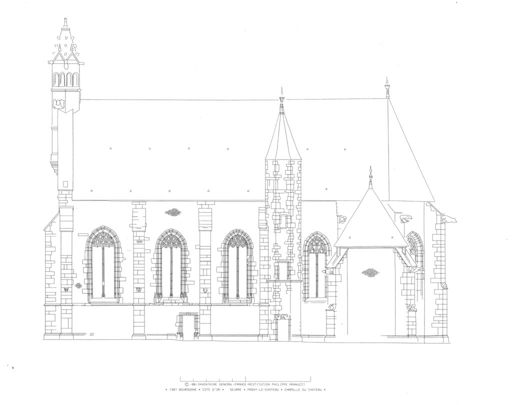 Façade latérale droite.