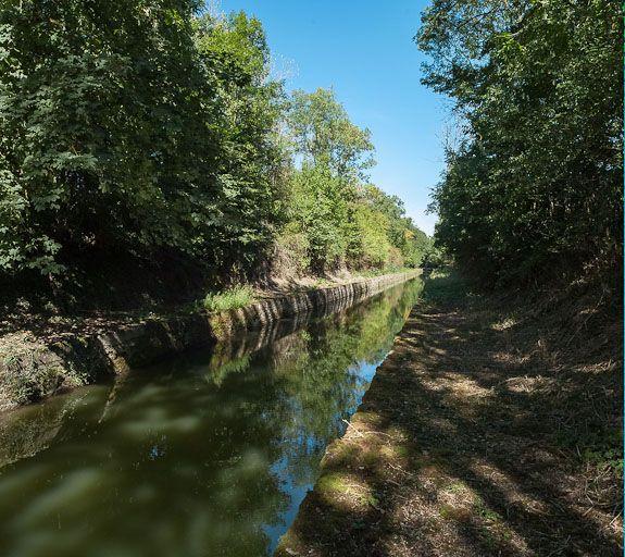 Vue d'ensemble de la tranchée.