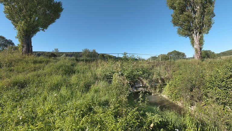 L'aqueduc du site d'écluse 16.