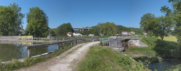 Pont canal de Pont-d'Ouche (canal de Bourgogne)