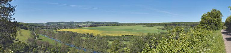 Panorama centré sur le site de Pont-d'Ouche.