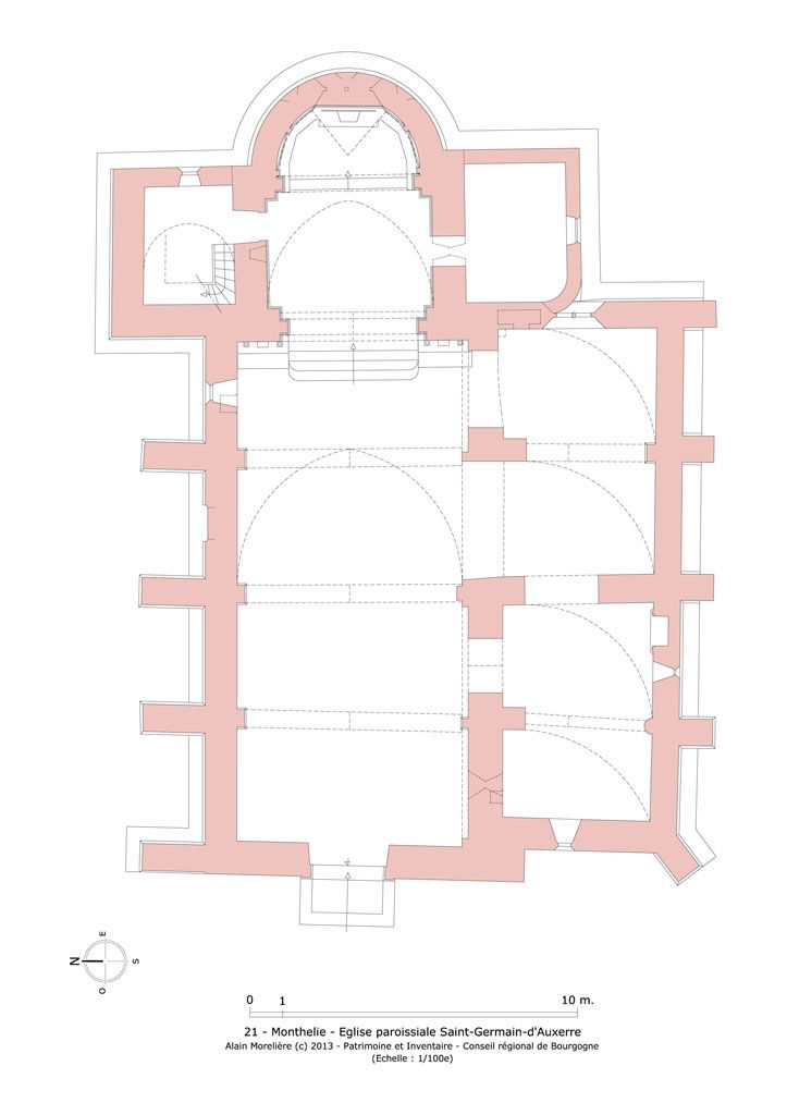 Plan de l'église.