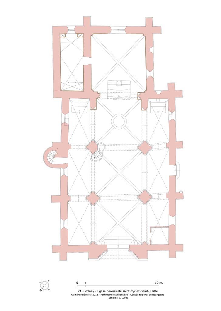 Plan de l'église.