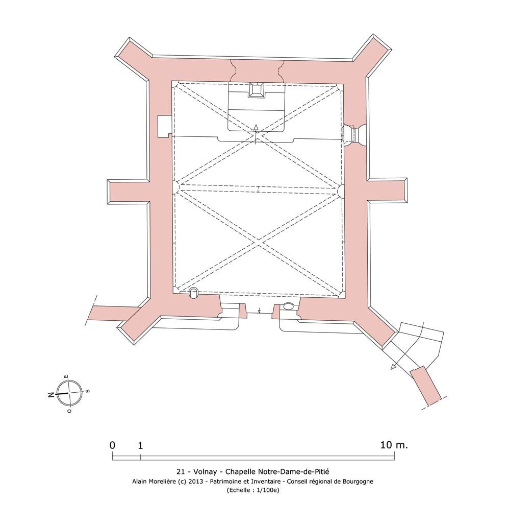 Plan de la chapelle.