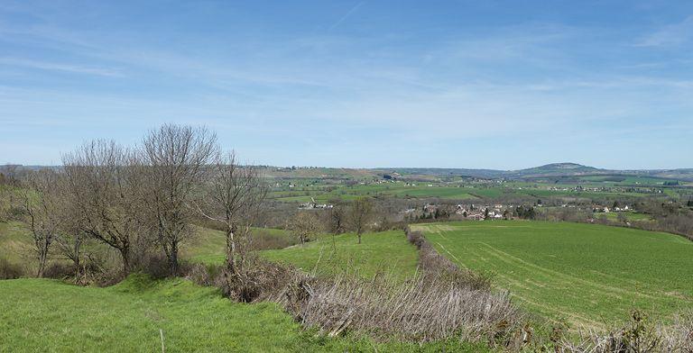 Village de Saint-Bérain-sur-Dheune (paysages du canal du Centre)