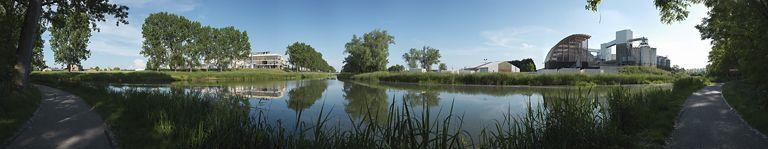 Bief ; chenal ; embranchement de Saint-Gobain (canal du Centre)