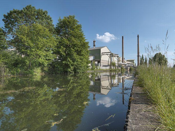 L'embranchement avec l'usine Vérallia.
