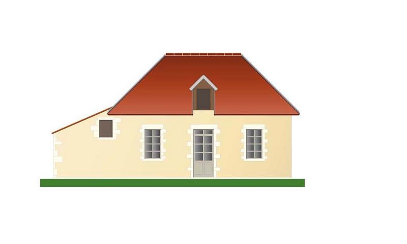 Maison éclusière sur le canal du Nivernais : il s'agit du type 'Basseville'.
