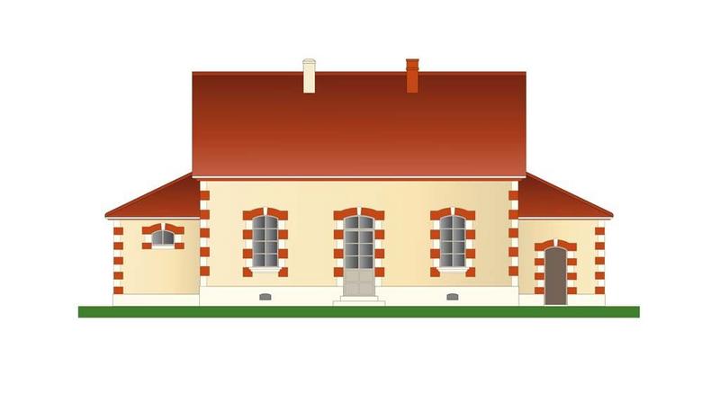Maison éclusière sur le canal du Nivernais : il s'agit du type 'canal d'Accolay'.
