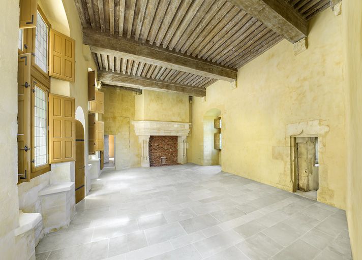 Logis des Hôtes : intérieur, pièce de droite.