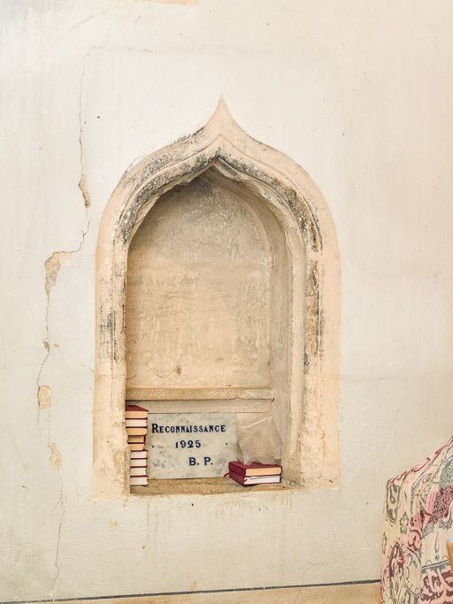 Vue du lavabo de la sacristie.