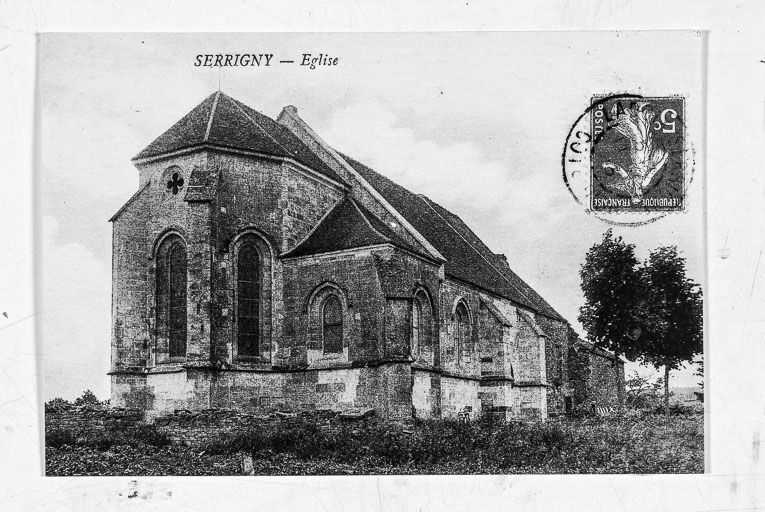 Vue de la chapelle après les travaux des années 1890. (collection particulière)