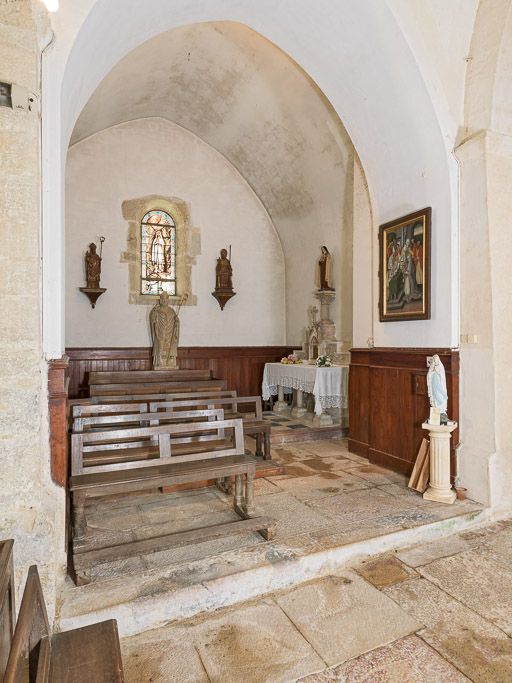 Chapelle nord-est de trois quarts.