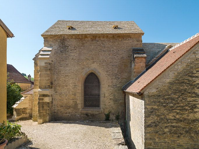 Elévation nord-est du choeur.