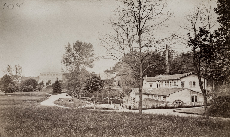 Façade principale, état en 1878.