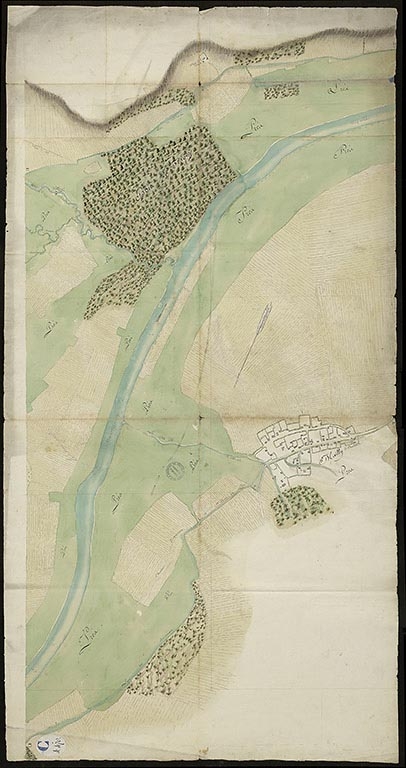 Plan n°9 du cours de la rivière sur le territoire des Maillys.