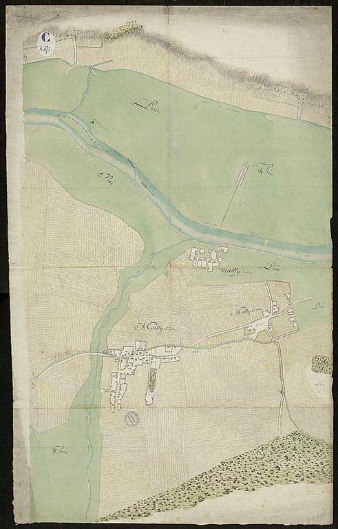 Plan n°10 du cours de la rivière sur le territoire des Maillys.