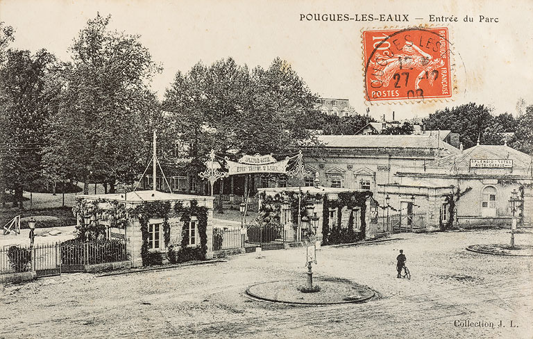 Portail de l'entrée principale, état au début du 20e siècle.