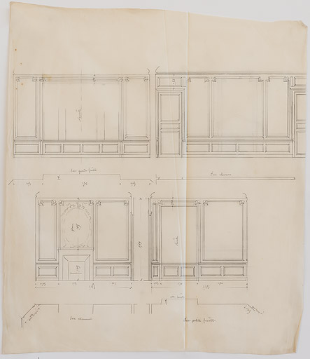 Projet de lambris.