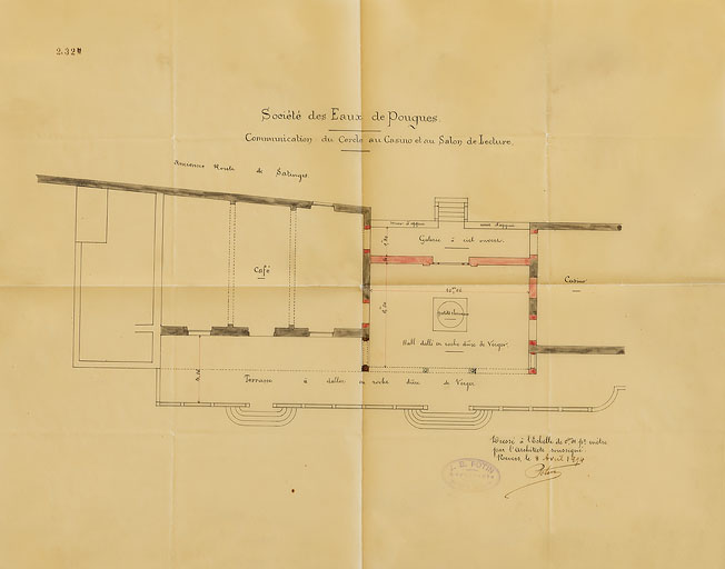 Projet pour la salle des petits chevaux de Potin (1894).