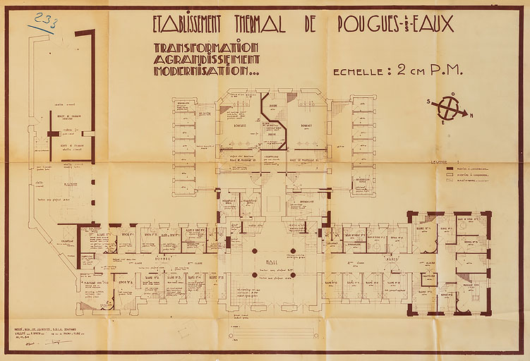 Projet de Massé et Riniéri (1934).