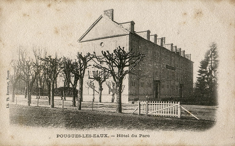 Vue extérieure de l'hôtel après l'agrandissement de 1888.