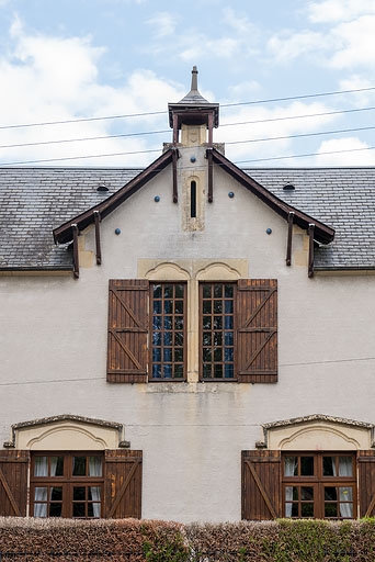 Pignon de la façade principale.