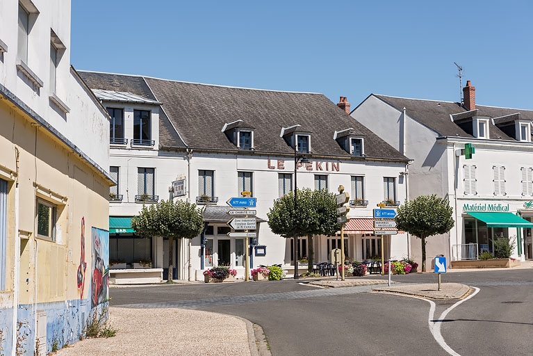 Vue actuelle, prise depuis l'avenue de la Gare.