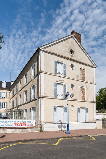 Façade est du corps principal, vue en 2020.