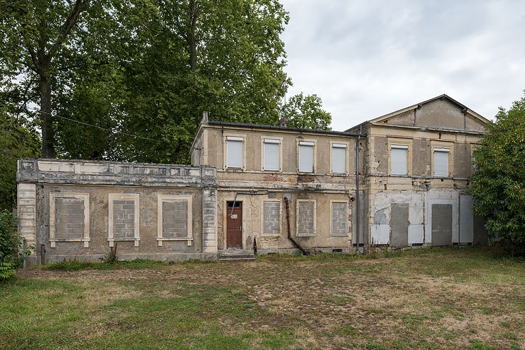 Façade postérieure, vue prise en 2020.