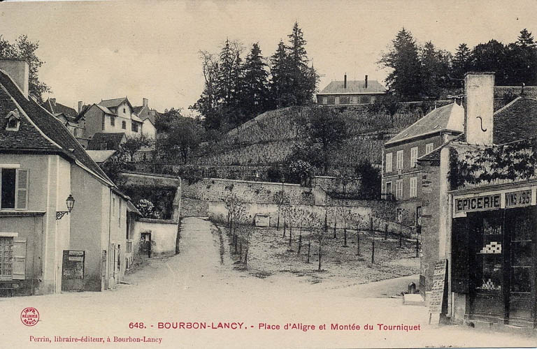 Vue ancienne de la place d'Aligre.
