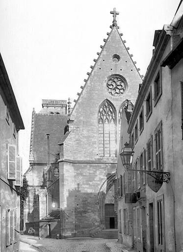 Ensemble ouest [façade antérieure, depuis la rue Danton]. 1905.
