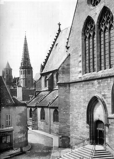 Façade sud : transept et partie ouest. 1905.