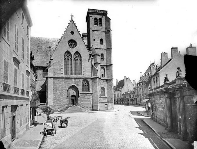 Façade nord : partie ouest [façade sud, vue depuis la rue Monge]. 1905.