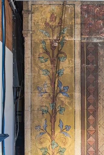 Peinture monumentale (2022) : détail.