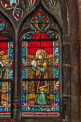 2e chapelle nord : saint Tétric.