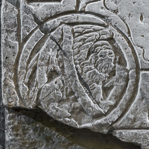 Lion de saint Marc (angle supérieur gauche).