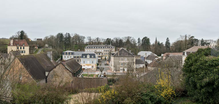Vue actuelle du quartier thermal.