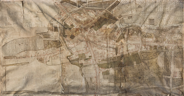Plan de Tonnerre en 1680.
