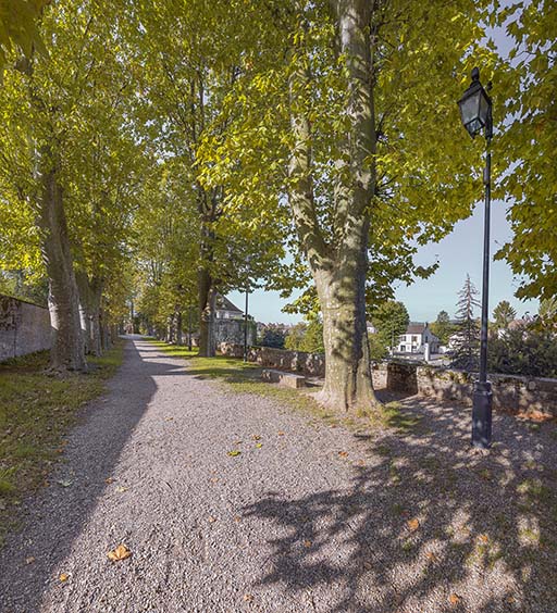 Promenade du rempart des Dames.