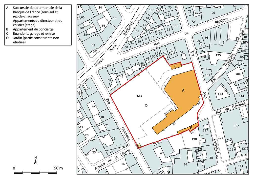 Plan-masse et de situation, extrait du plan cadastral (2023).