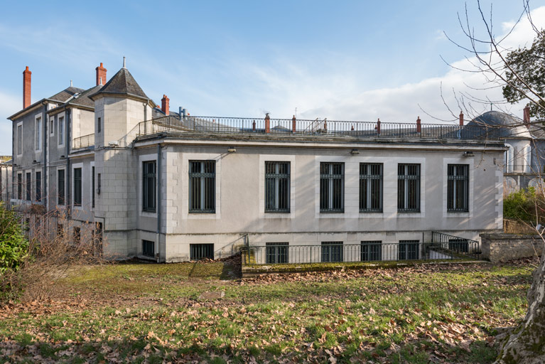 Façade sur le jardin, extension de 1924-1926, côté nord-ouest.