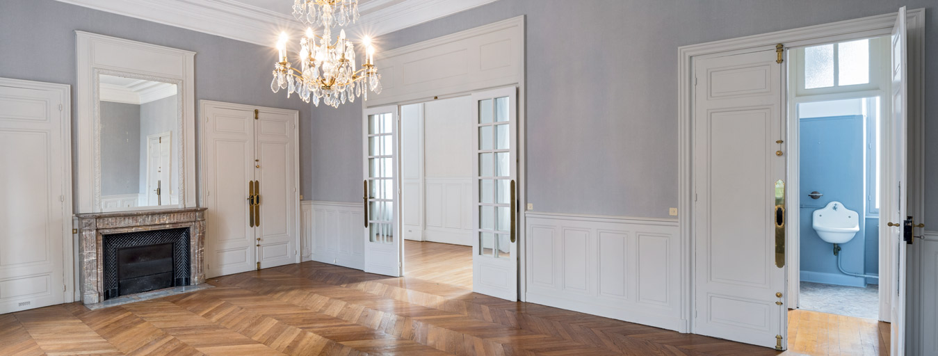 Premier étage, appartement du directeur, salle à manger.