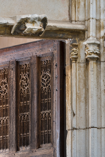 Porte de la chapelle, détail.