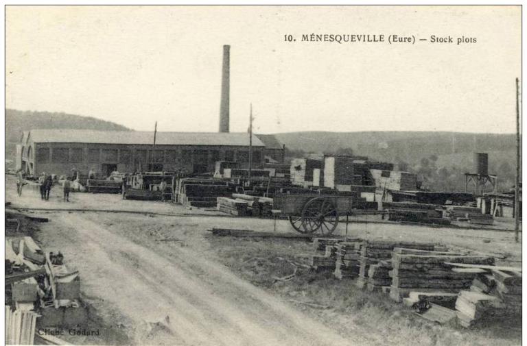 Stock plots.- Carte postale, photogr. Godard, vers 1920 (Collection particulière).