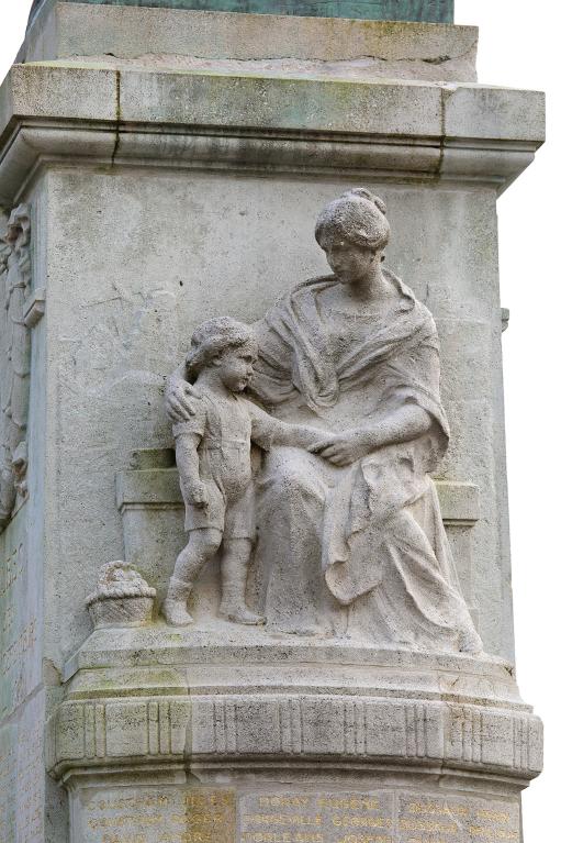 La Femme charitable, détail.