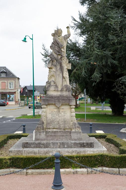 Vue d'ensemble du monument, face postérieure.