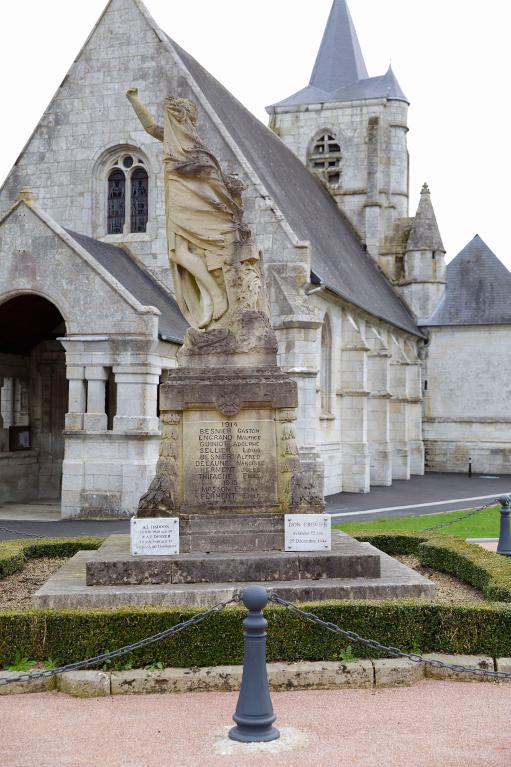 Vue d'ensemble du monument, face latérale droite.